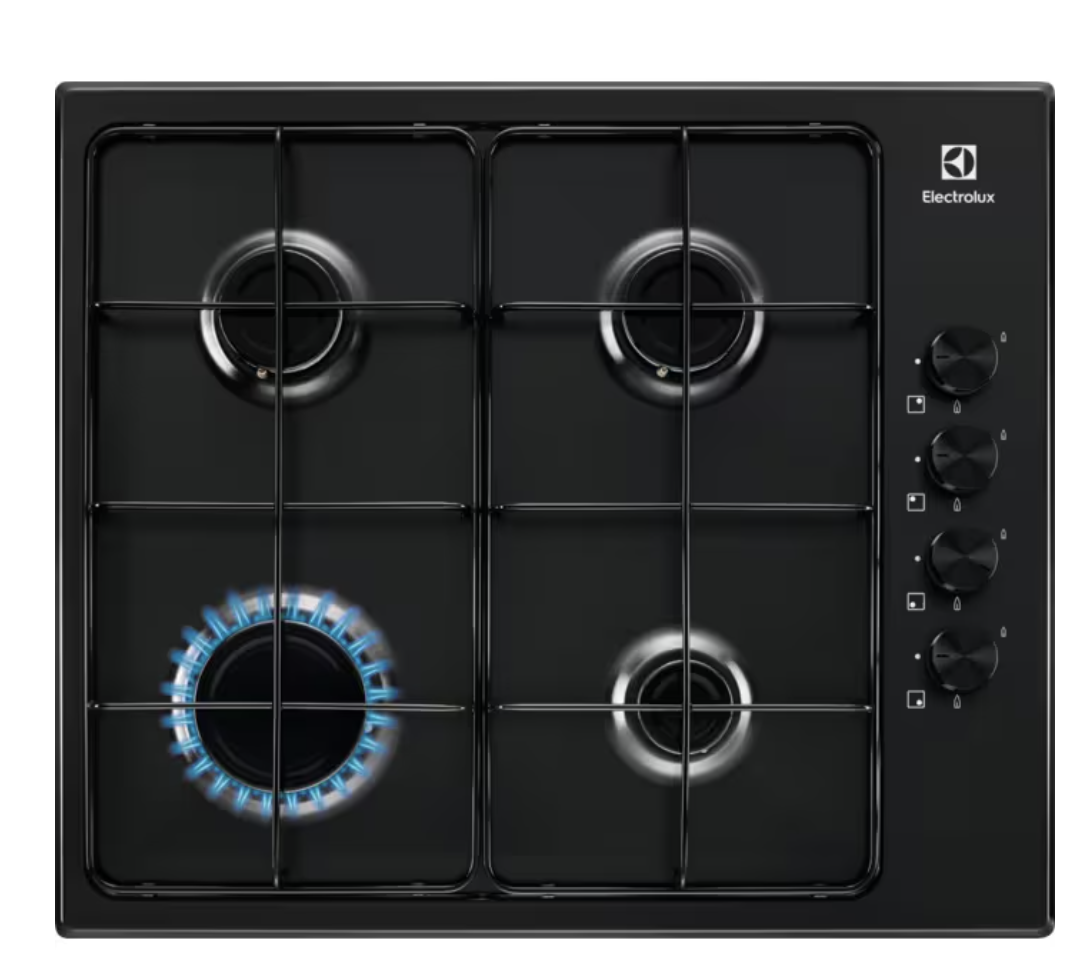 ELECTROLUX KGS6404B 300 gaskookplaat - 60cm ELECTROLUX KGS6404B 300 gaskookplaat - 60cm
