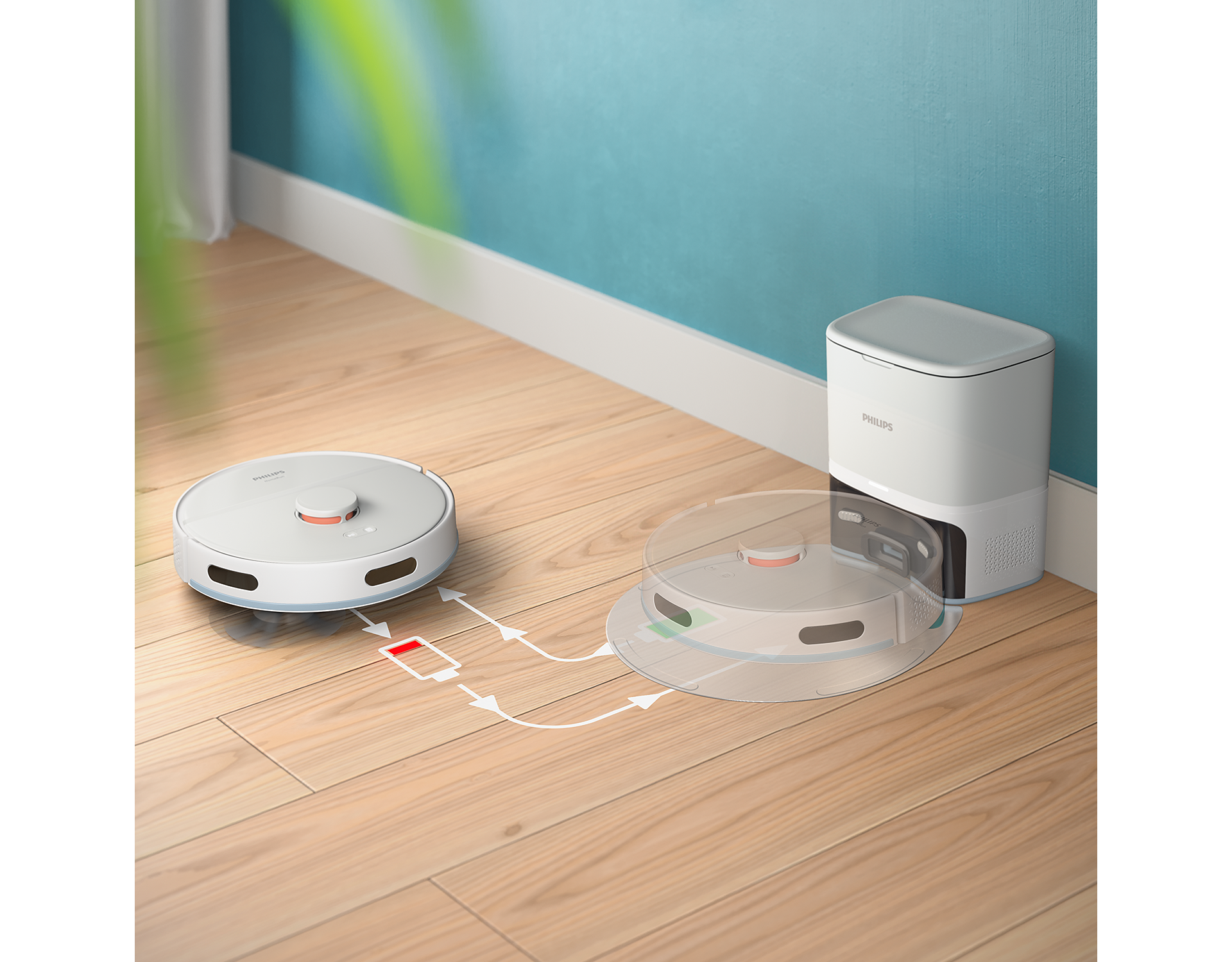 PHILIPS PDXU2100/25 robotstofzuiger