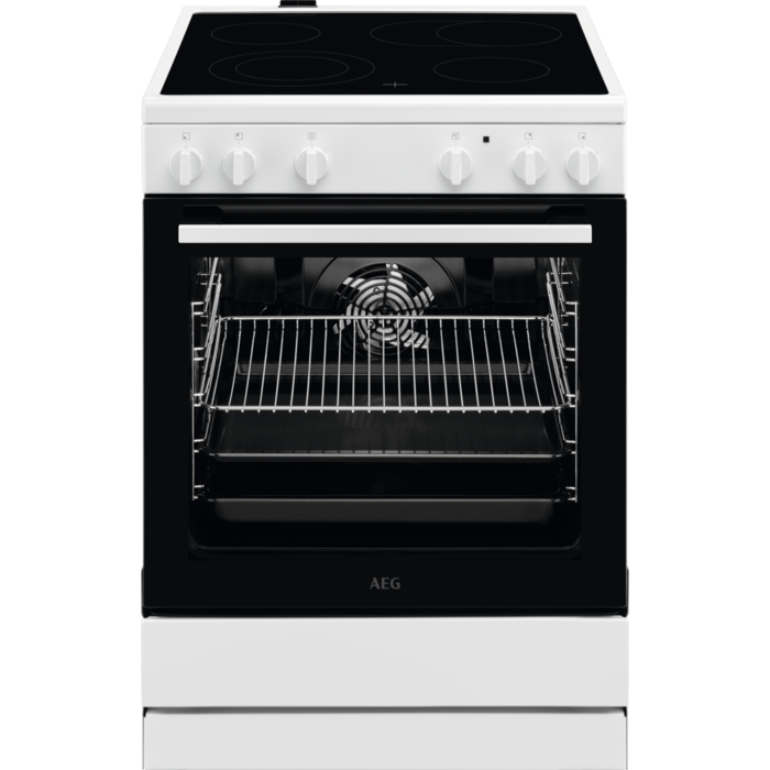 AEG CCB6400ABW fornuis met keramische kookplaat - 60cm AEG CCB6400ABW fornuis met keramische kookplaat - 60cm