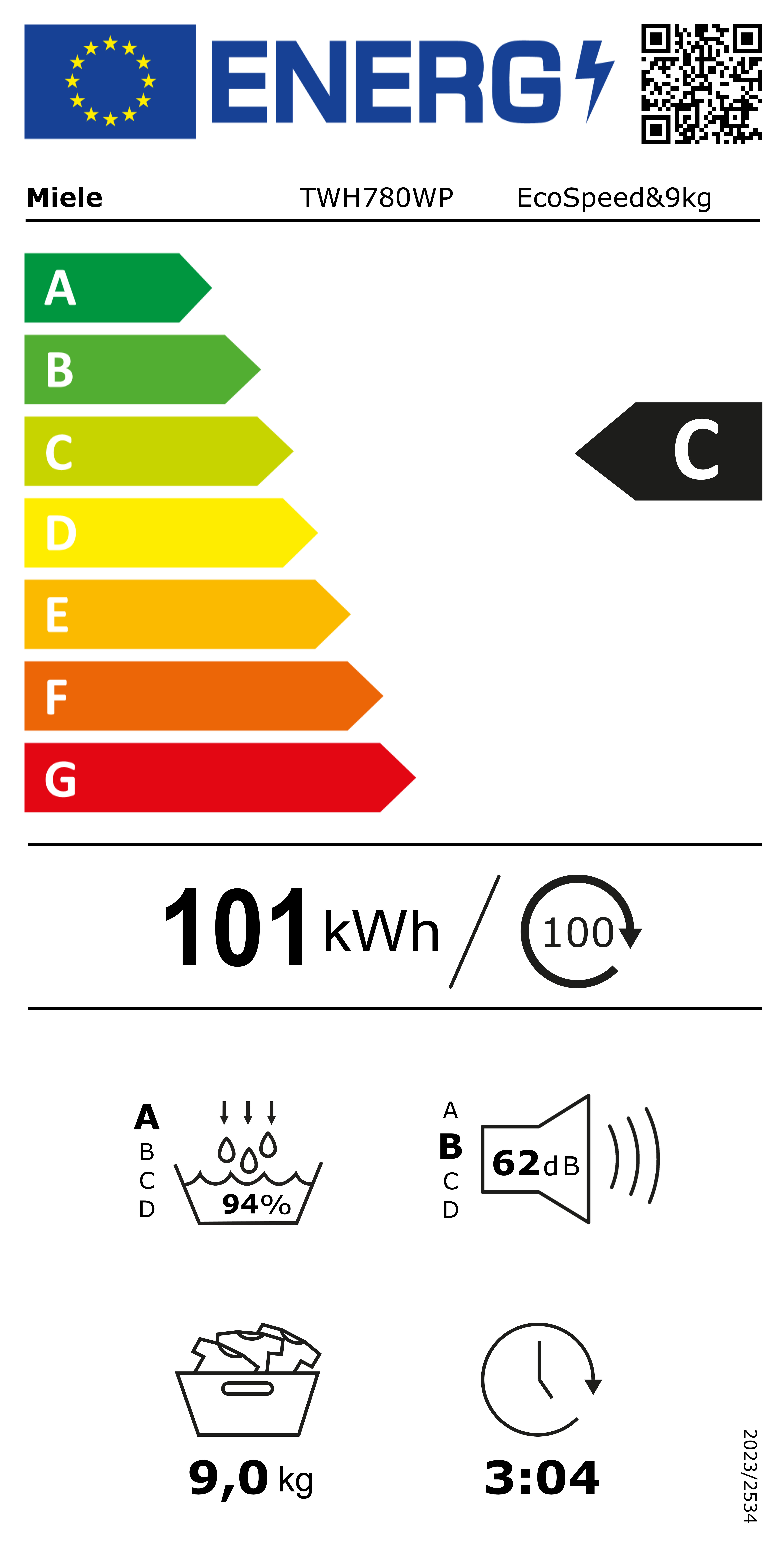 MIELE TWH780WP STANDARD WHITE EDITION droogkast - warmtepomp