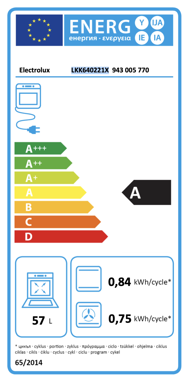 ELECTROLUX LKK640221X fornuis met gaskookplaat ELECTROLUX LKK640221X fornuis met gaskookplaat