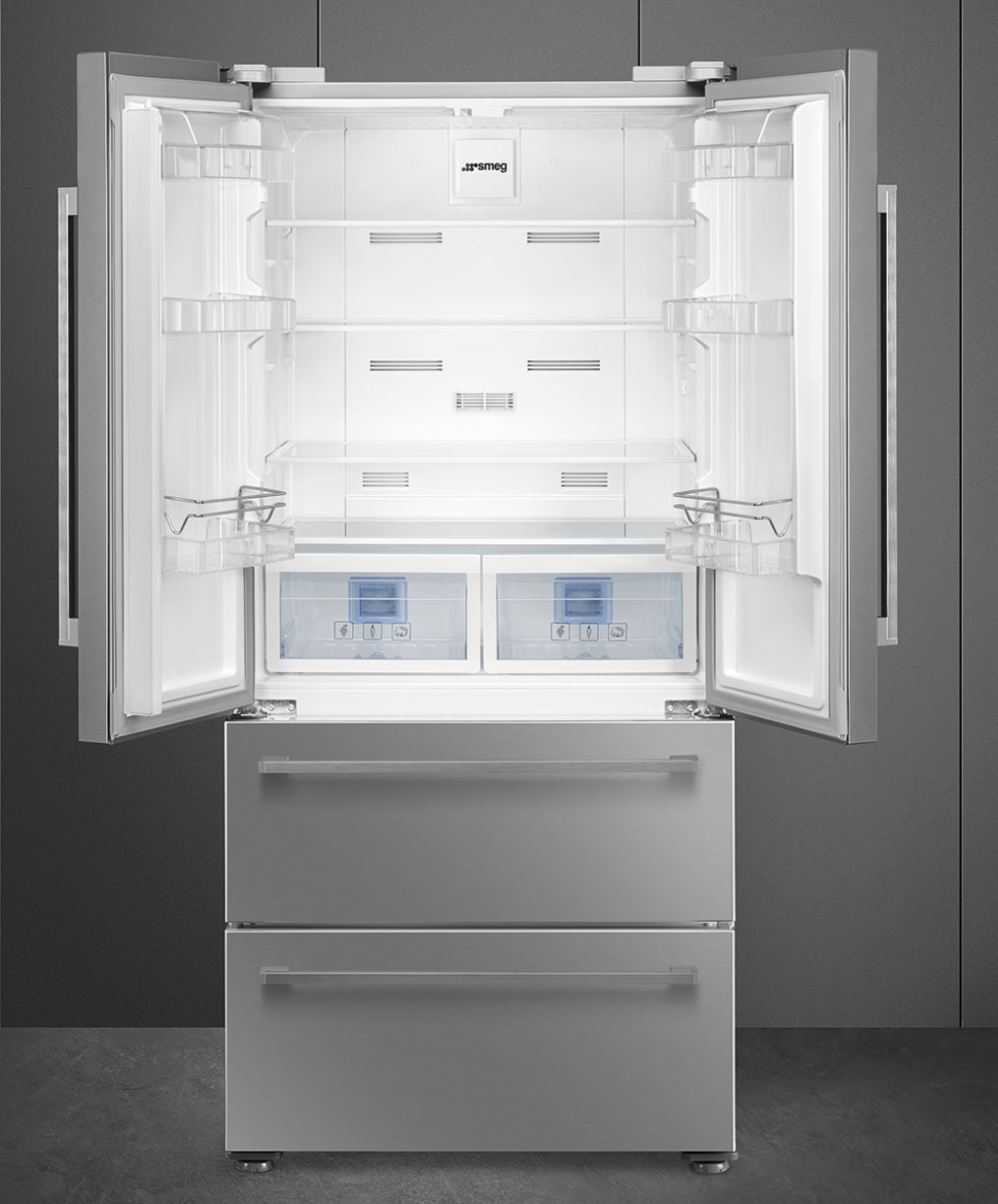 SMEG FQ55FXDE koel-/vriescombinatie - 182cm