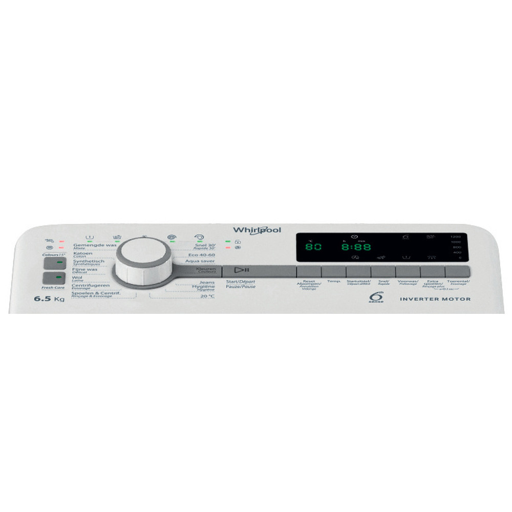 WHIRLPOOL TDLR65251BBE wasmachine - bovenlader