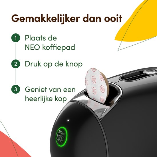 KRUPS YY5676FD NESCAFÉ Dolce Gusto NEO - Caffè Koffiemachine - Zwart KRUPS YY5676FD NESCAFÉ Dolce Gusto NEO - Caffè Koffiemachine - Zwart
