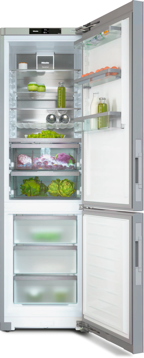 MIELE KFN4898ADBRWS vrijstaande koel-/vriescombinatie - 201cm